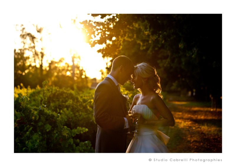 Un baise au coucher du soleil